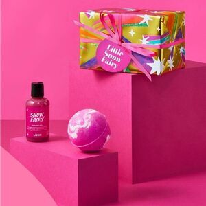 1 LEFT! Lush Snow Fairy Gift Sett Set (shower gel & bath bomb)